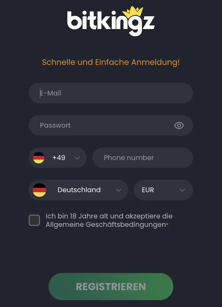 Bitkingz Registrieren