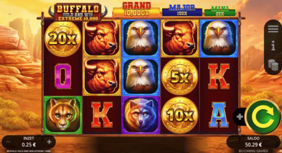 Buffalo Hold and Win Extreme slot